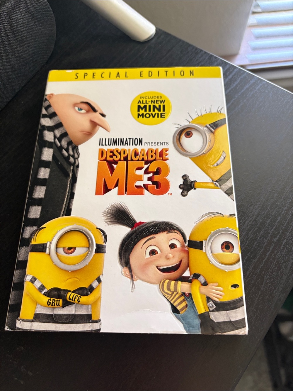 Despicable Me 3 Special Edition DVD - Yellow Minions Cover